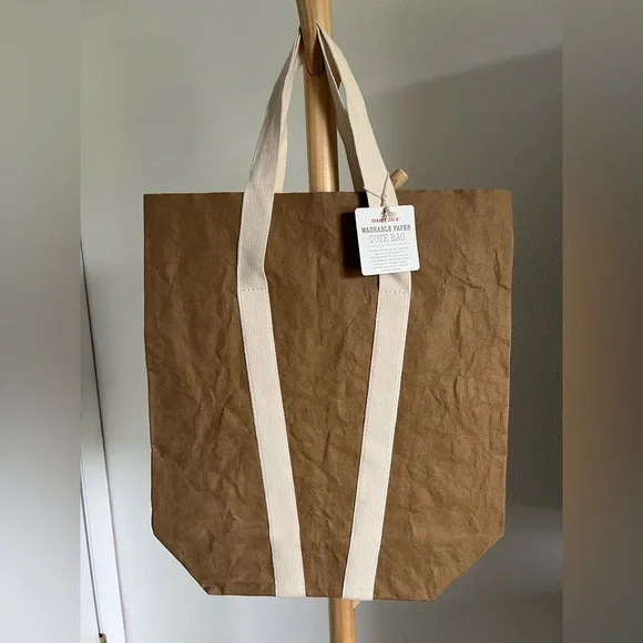 Trader Joes WASHABLE PAPER TOTE BAG - Picture 3 of 5